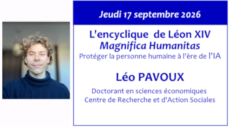 Notre Prochaine conférence